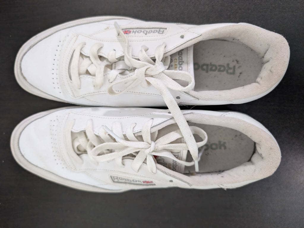 Reebok white sneakers - 10.5