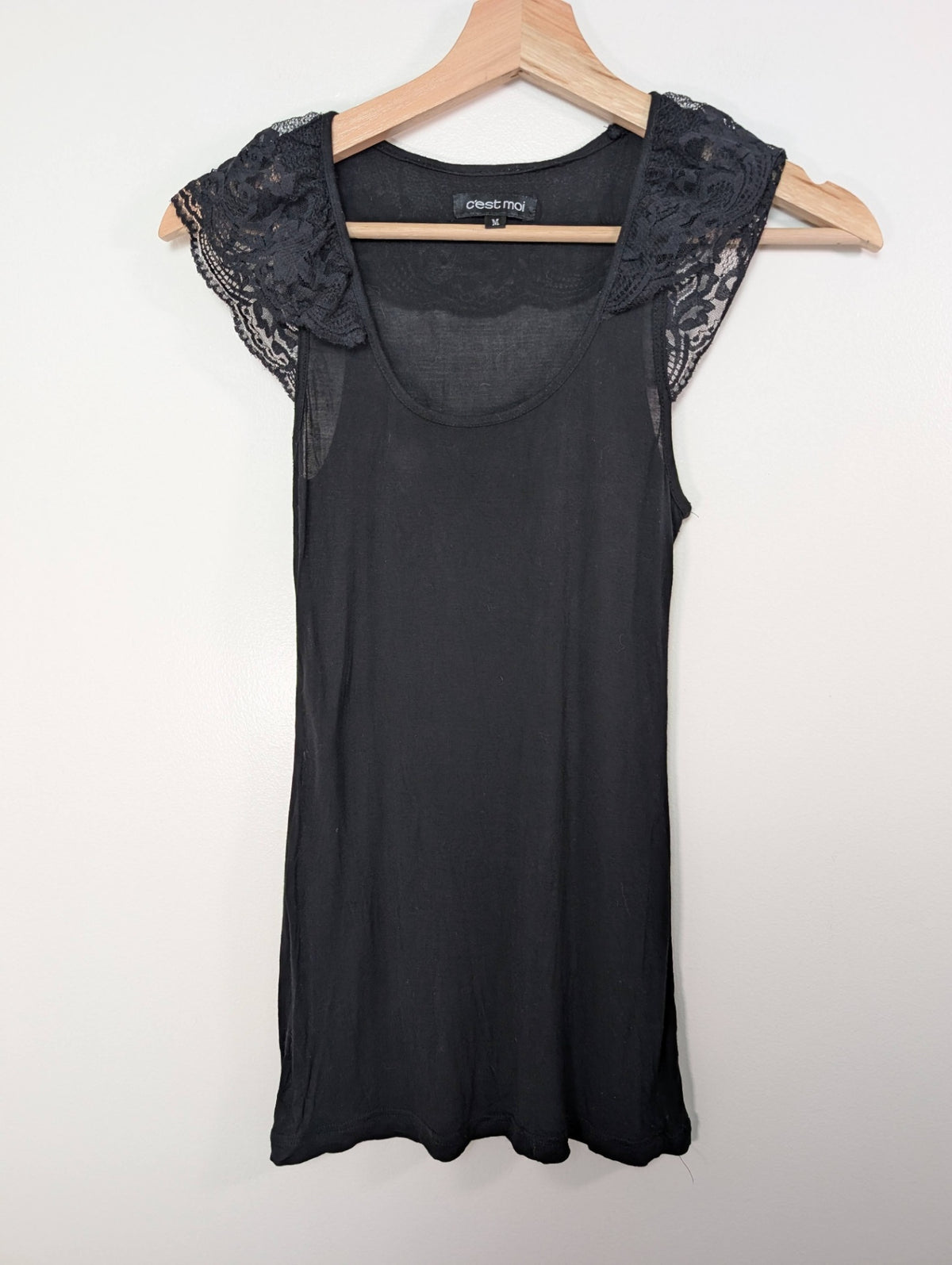 c’est moi black blouse - M