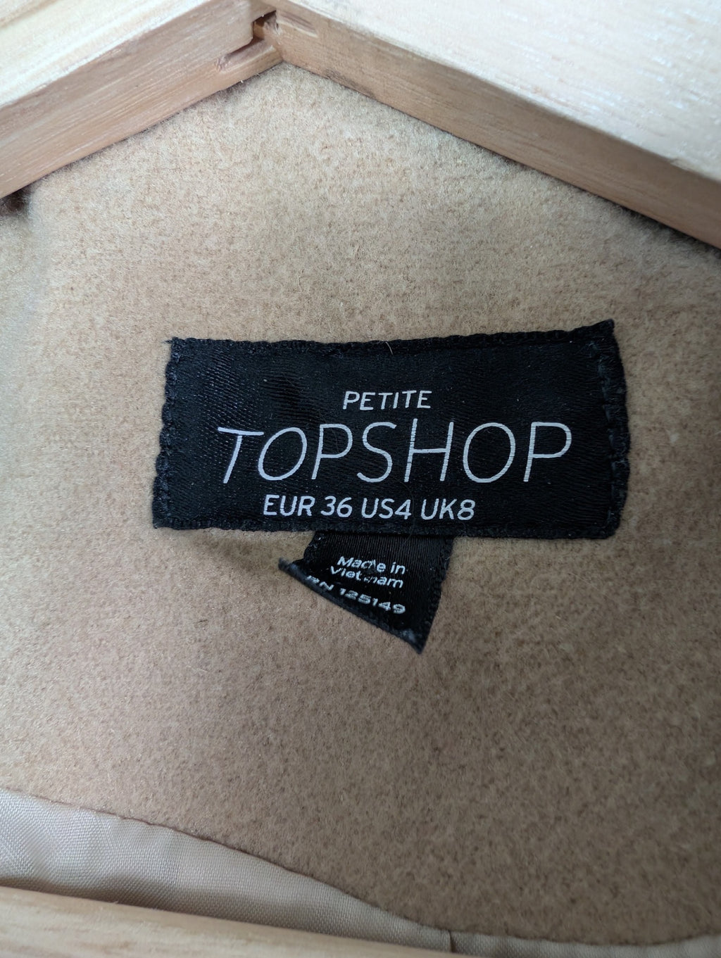 Topshop camel coat - 4