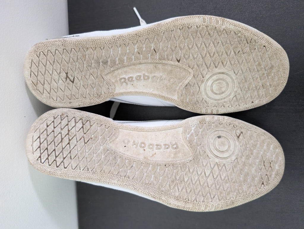 Reebok white sneakers - 10.5