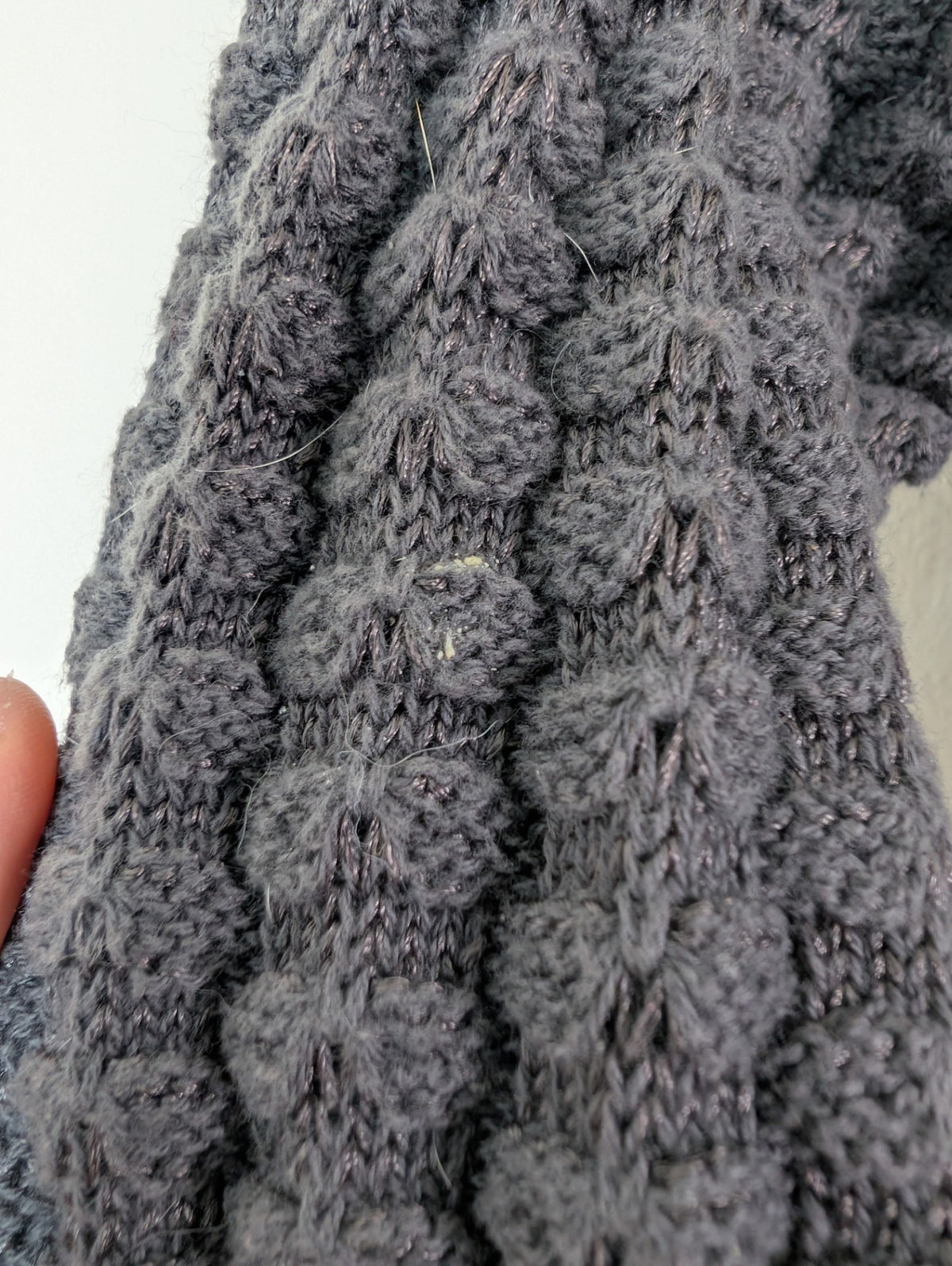 H&M grey belted cardigan - S