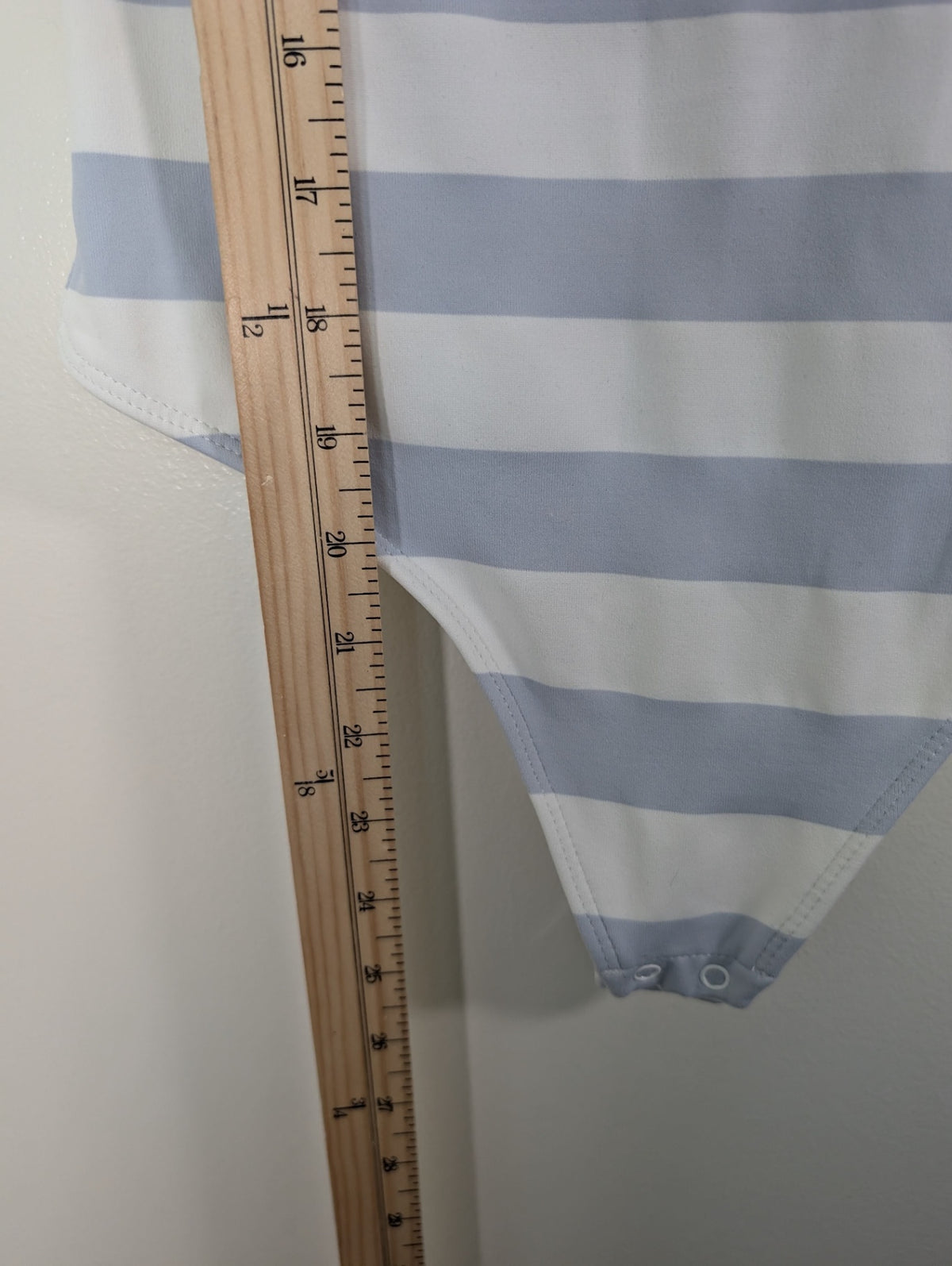 Babaton striped bodysuit- S