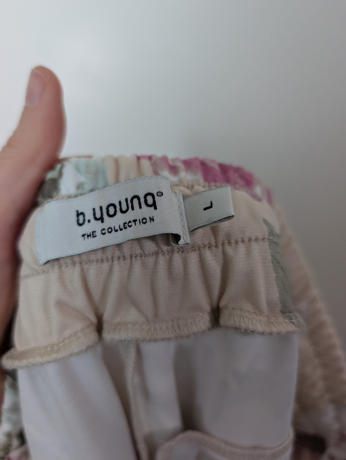 b.young floral pants- L