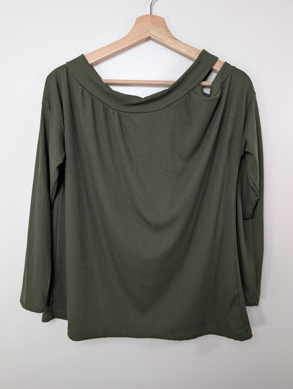 White Birch green blouse - M