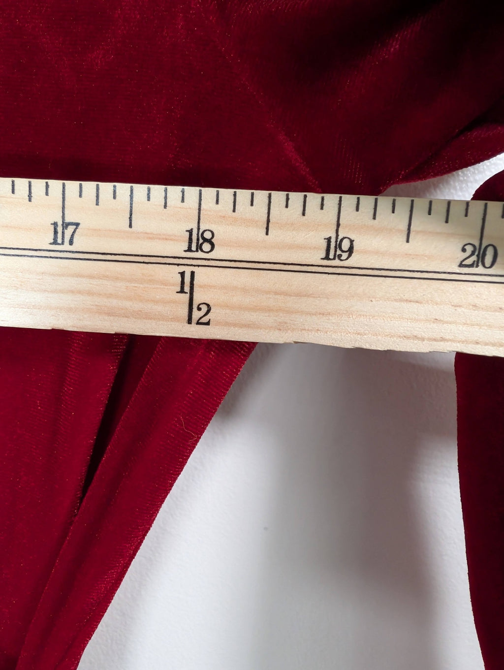 NWT SHEIN red velvet dress - L