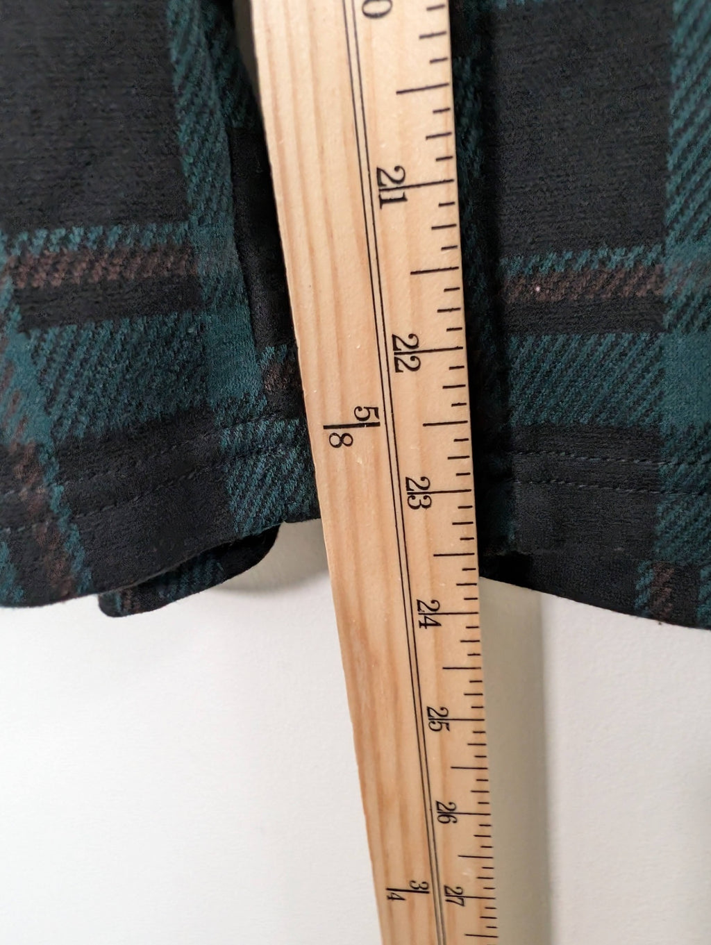 Ichi green plaid pants - L
