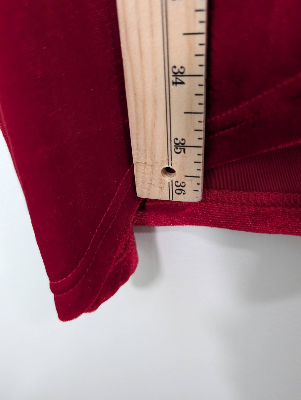 NWT SHEIN red velvet dress - L