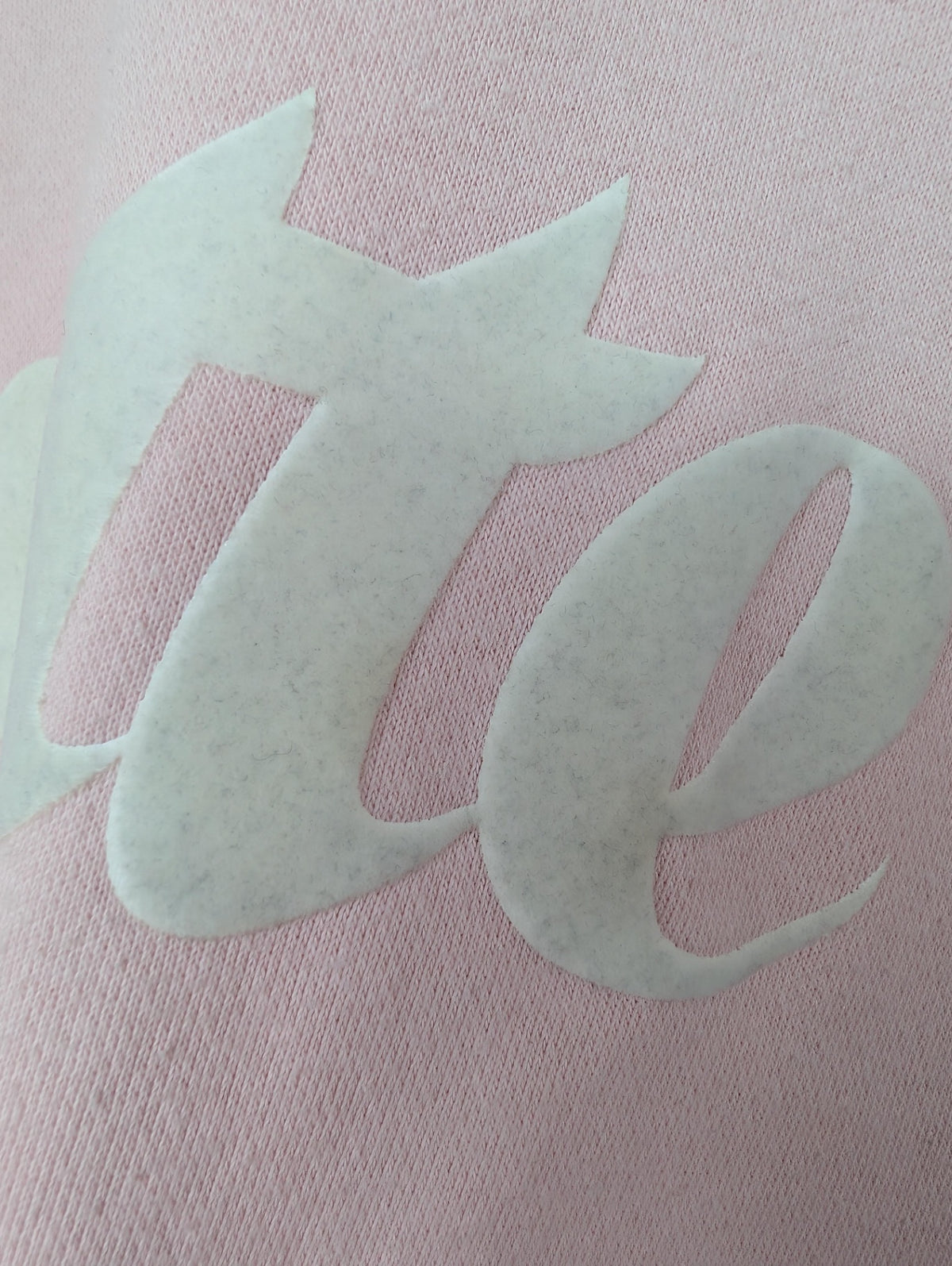 Brunette the Label pink crewneck- L