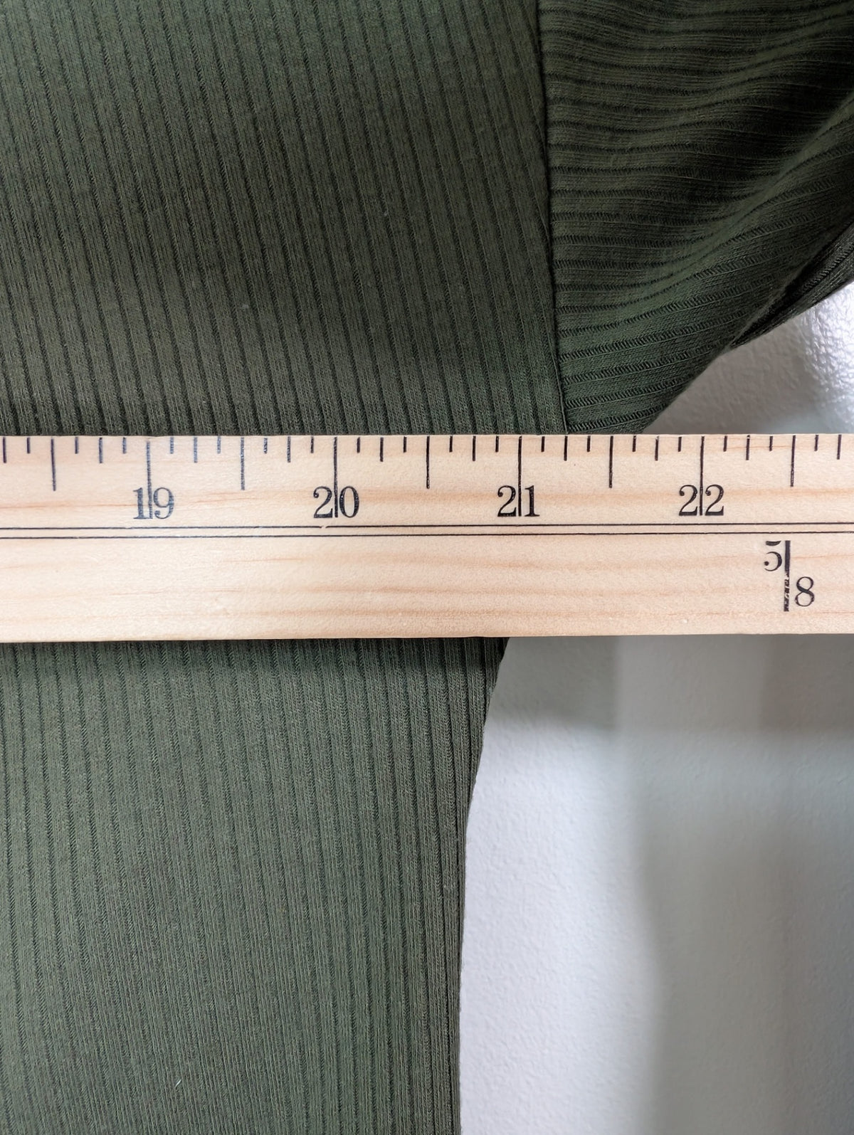 White Birch green blouse - M
