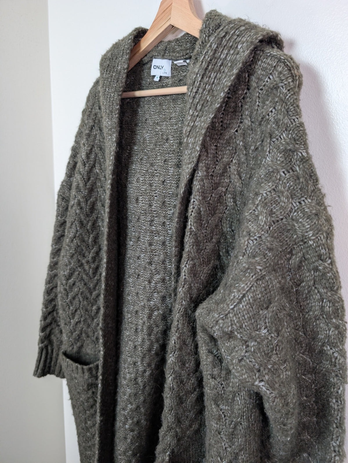ONLY green cardigan - M