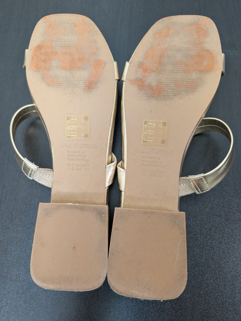 Call It Spring gold sandals - 11