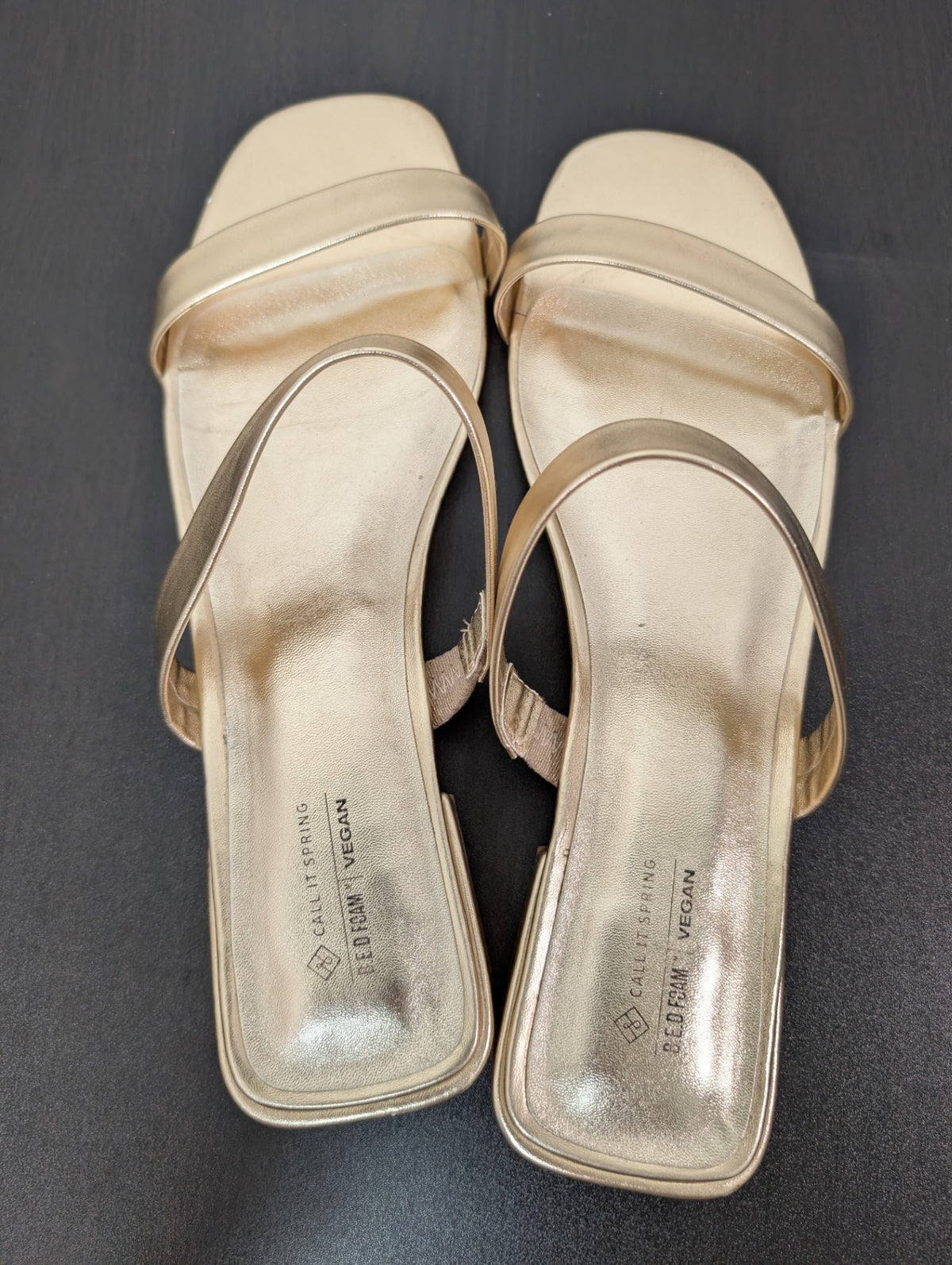 Call It Spring gold sandals - 11