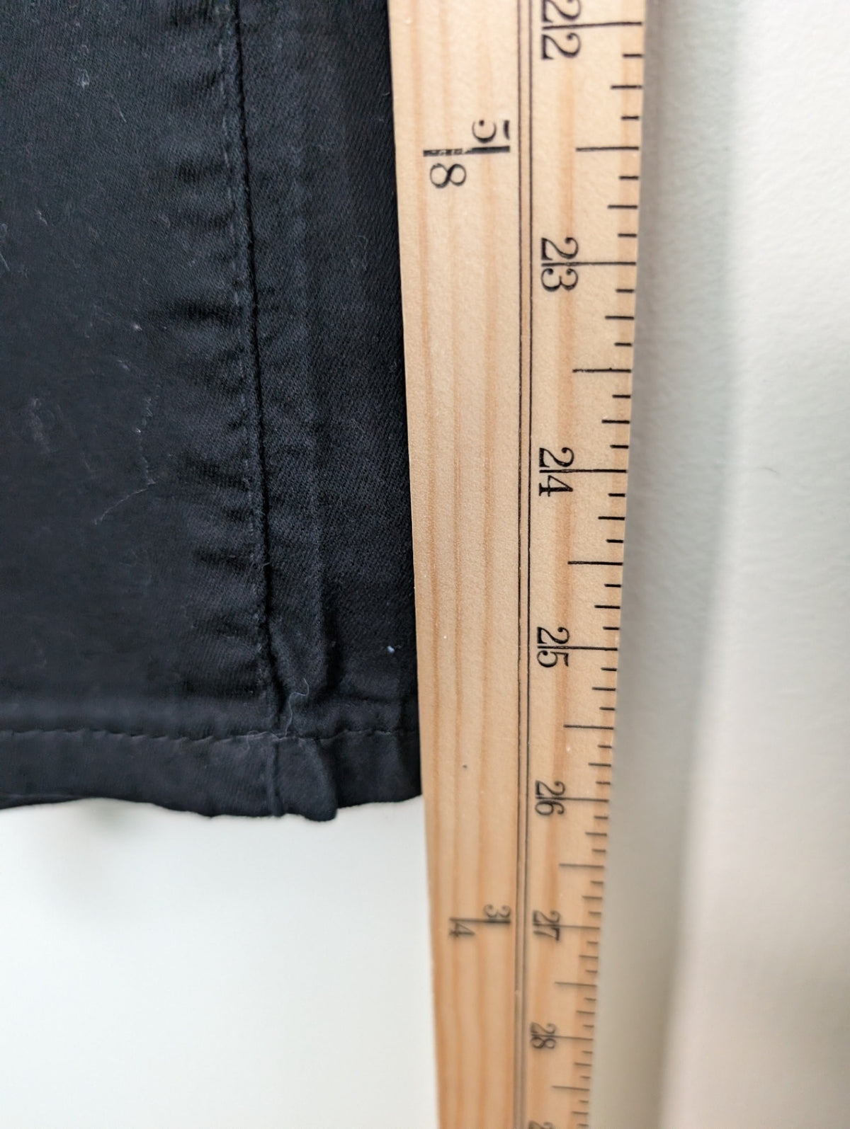 Warehouse One black mid rise skinny - 36 short