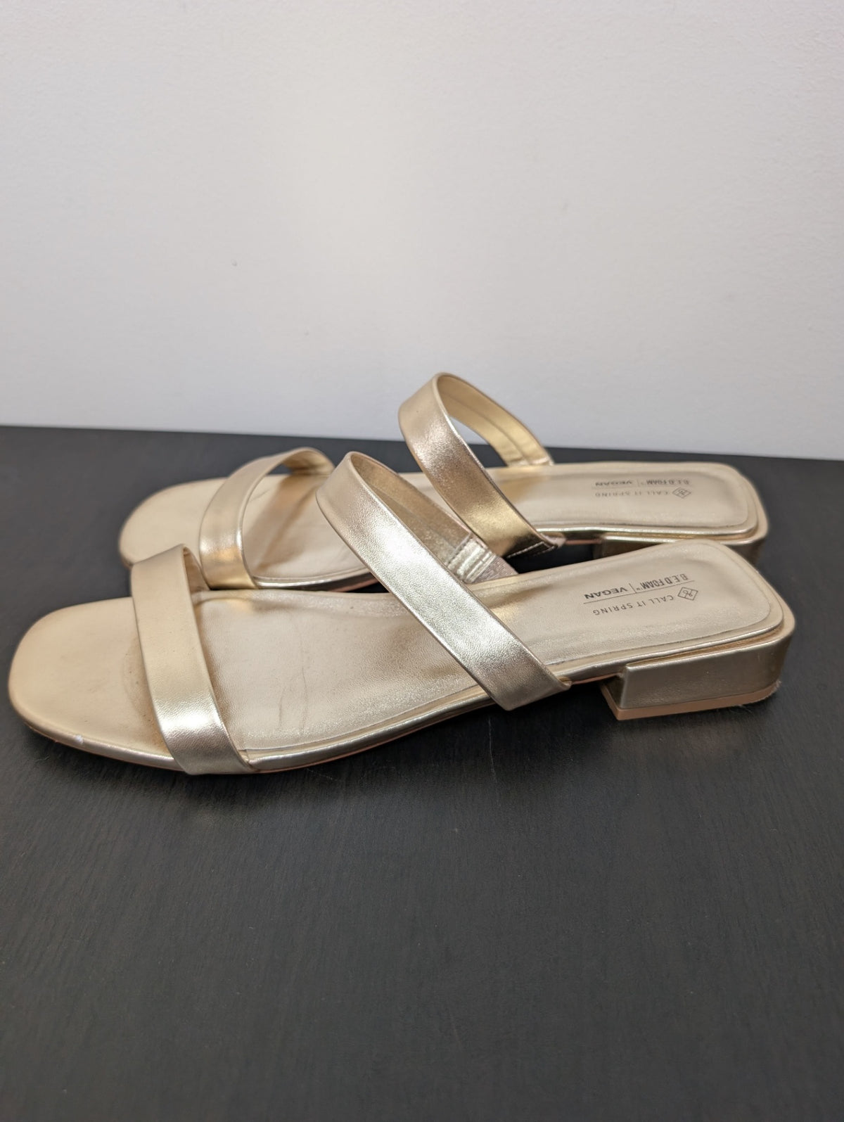 Call It Spring gold sandals - 11