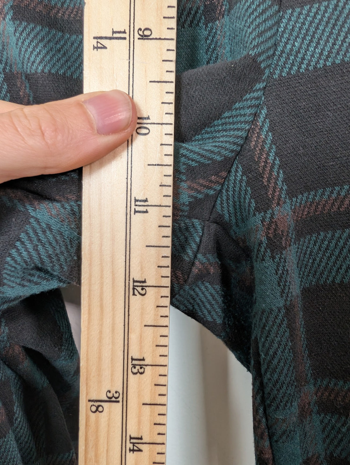 Ichi green plaid pants - L