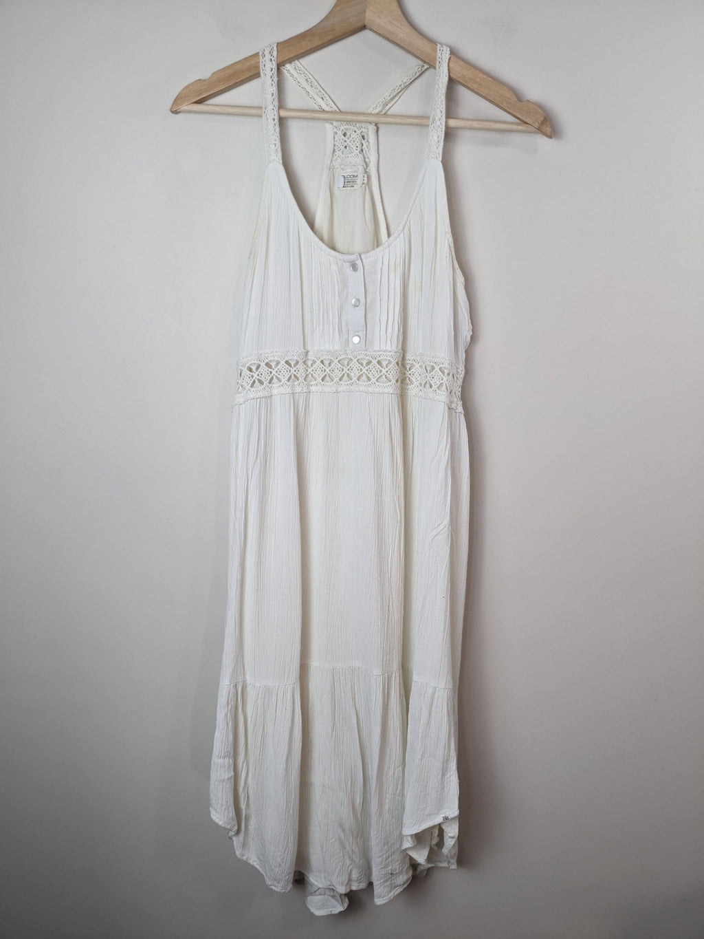 Volcom White Halter Dress - S