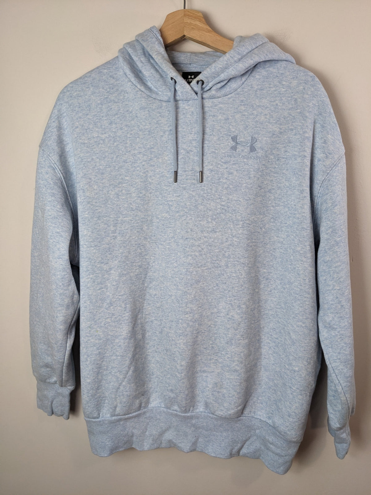 Under Armour Light Blue Heathered Hoodie - XS