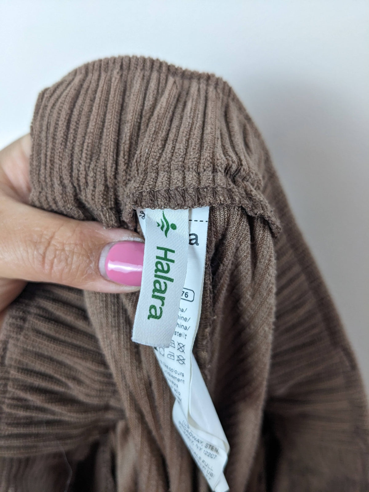Halara Light Brown Corduroy Pants - S