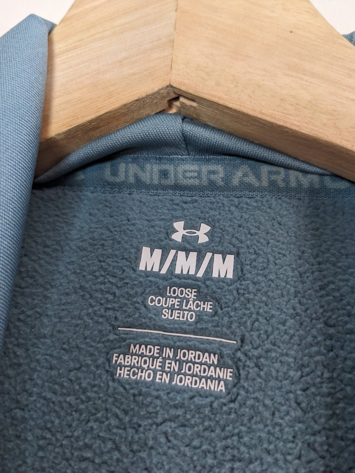 Under Armour Teal Hoodie - M