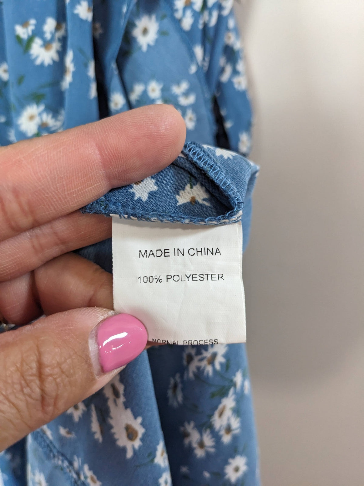 Simplee Blue Daisy Maxi Dress - S