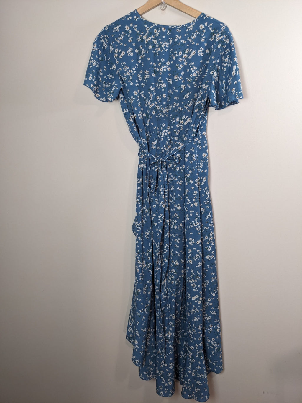 Simplee Blue Daisy Maxi Dress - S
