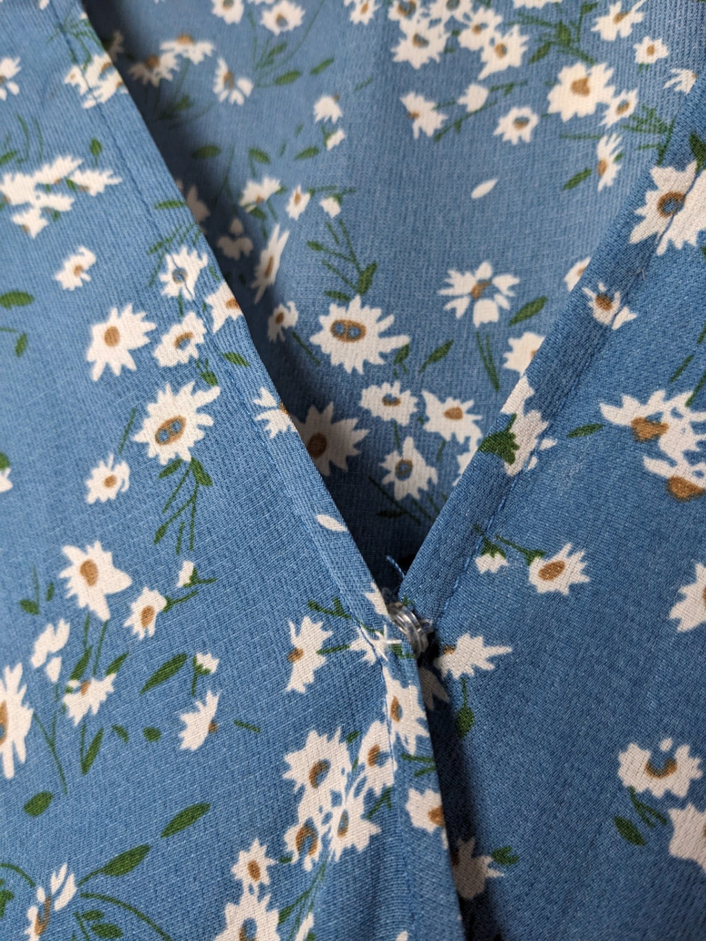 Simplee Blue Daisy Maxi Dress - S