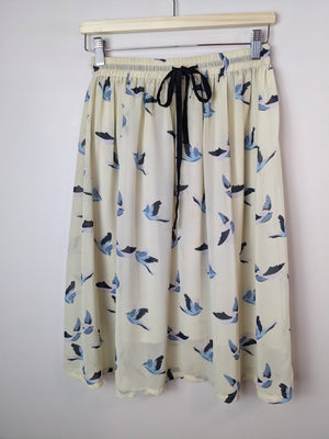 Pink Martini Bird Skirt - S
