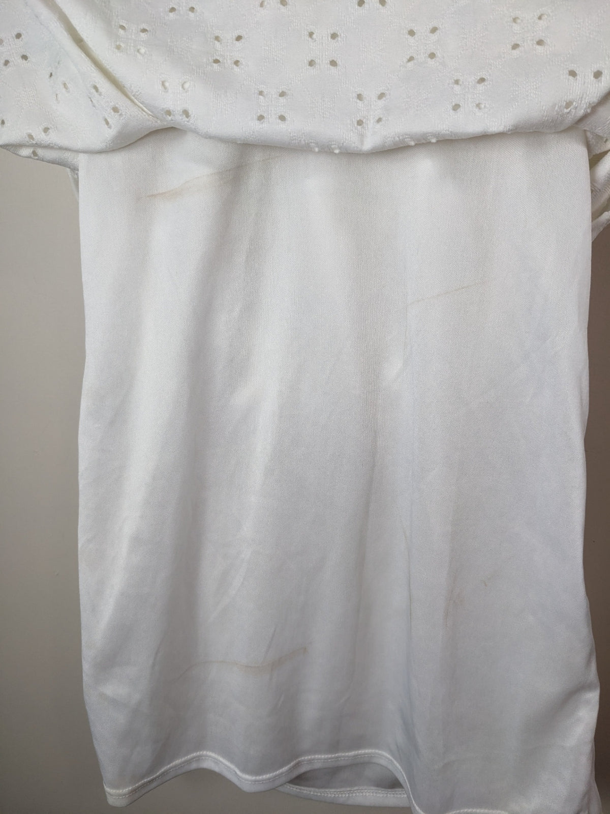 Livi White Textured Dress - S