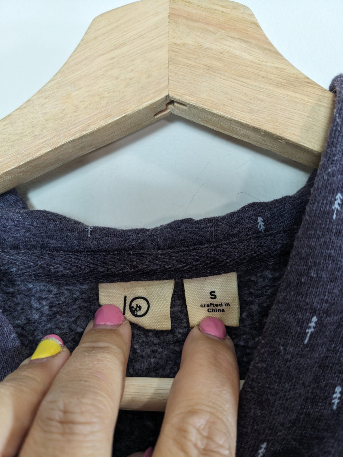 10Tree Purple Hoodie - S