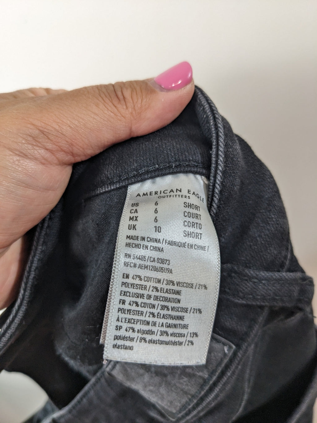 American Eagle Black Jeans - sz 6