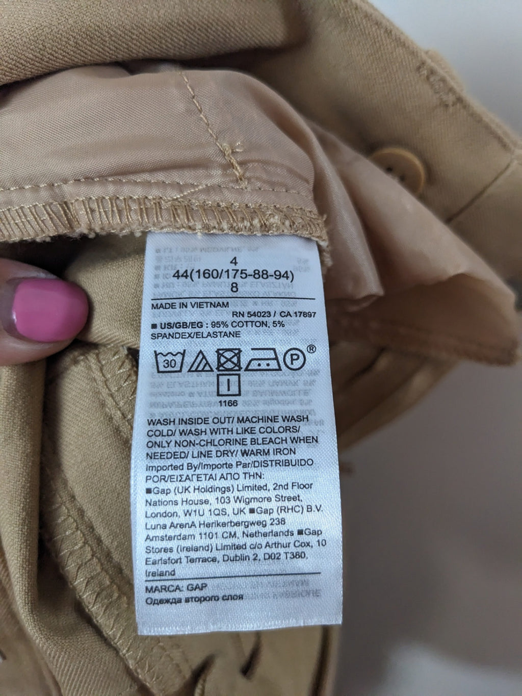 Gap Tan Pants - sz 4