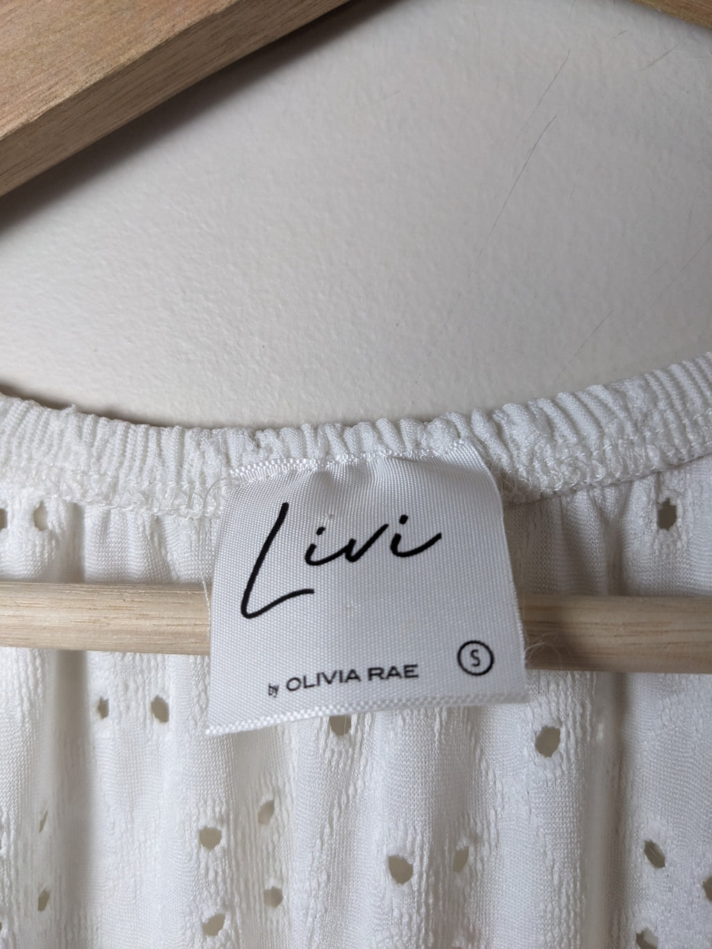 Livi White Textured Dress - S
