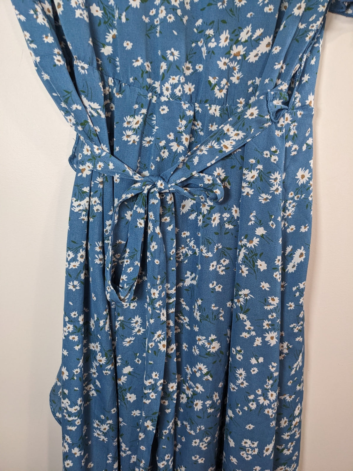 Simplee Blue Daisy Maxi Dress - S