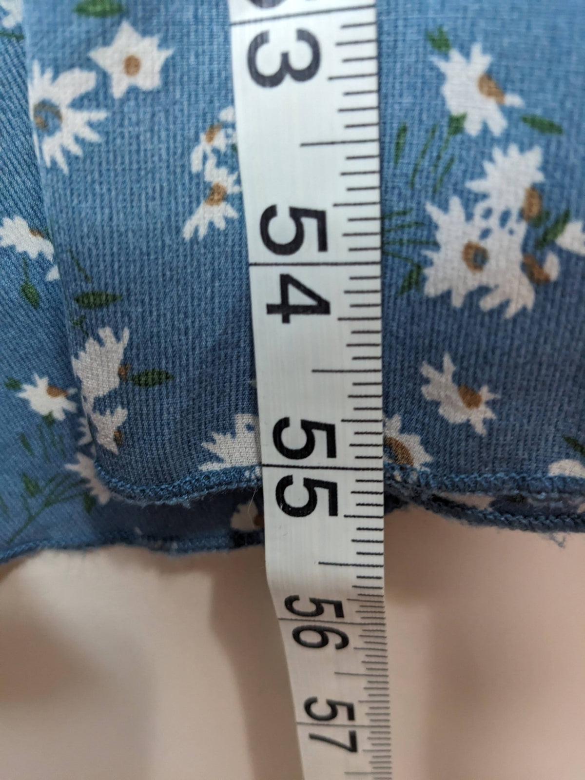 Simplee Blue Daisy Maxi Dress - S