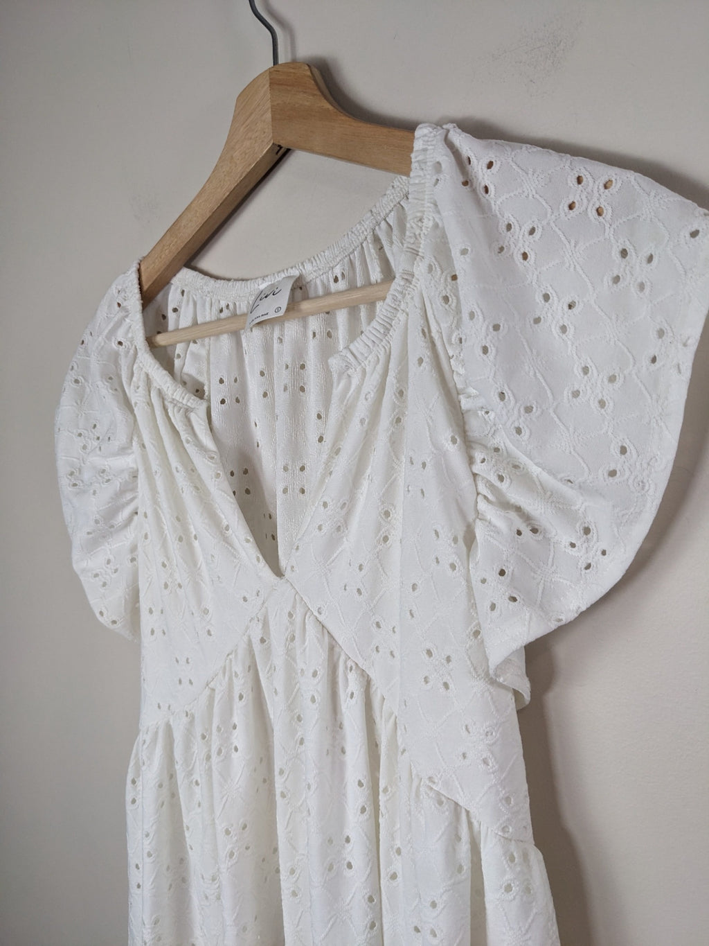 Livi White Textured Dress - S