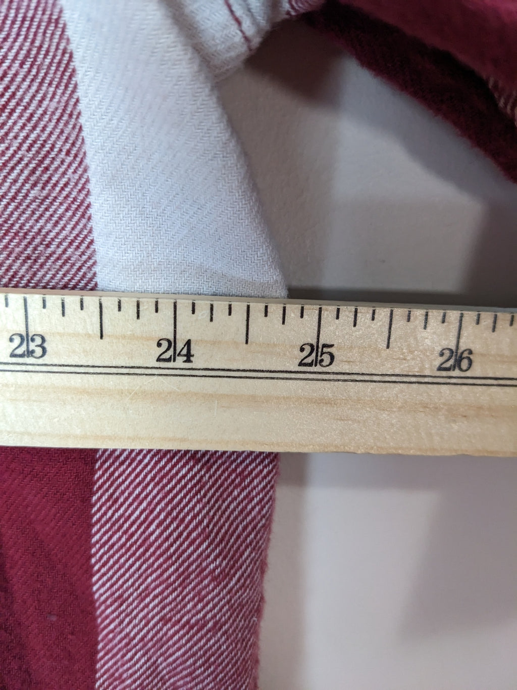 aerie red & white plaid shirt - S