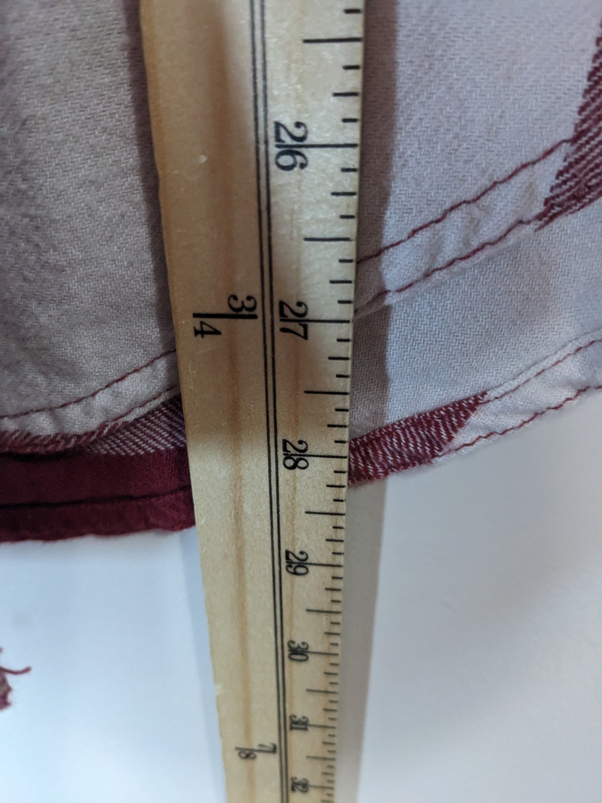 aerie red & white plaid shirt - S