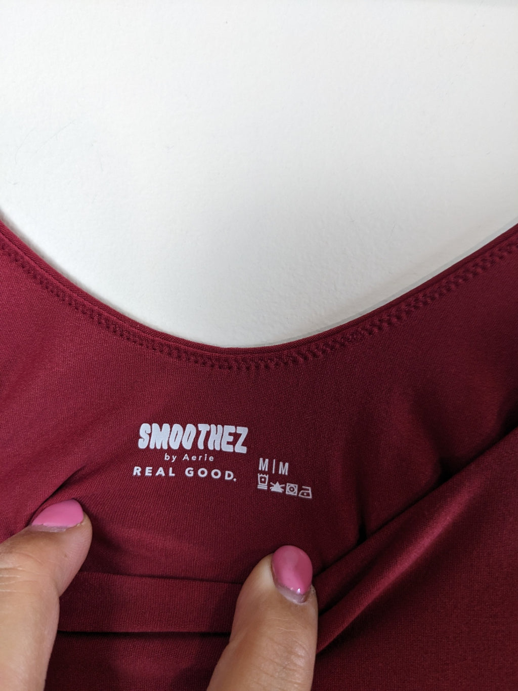 SMOOTHEZ by Aerie Burgundy Bodysuit - M