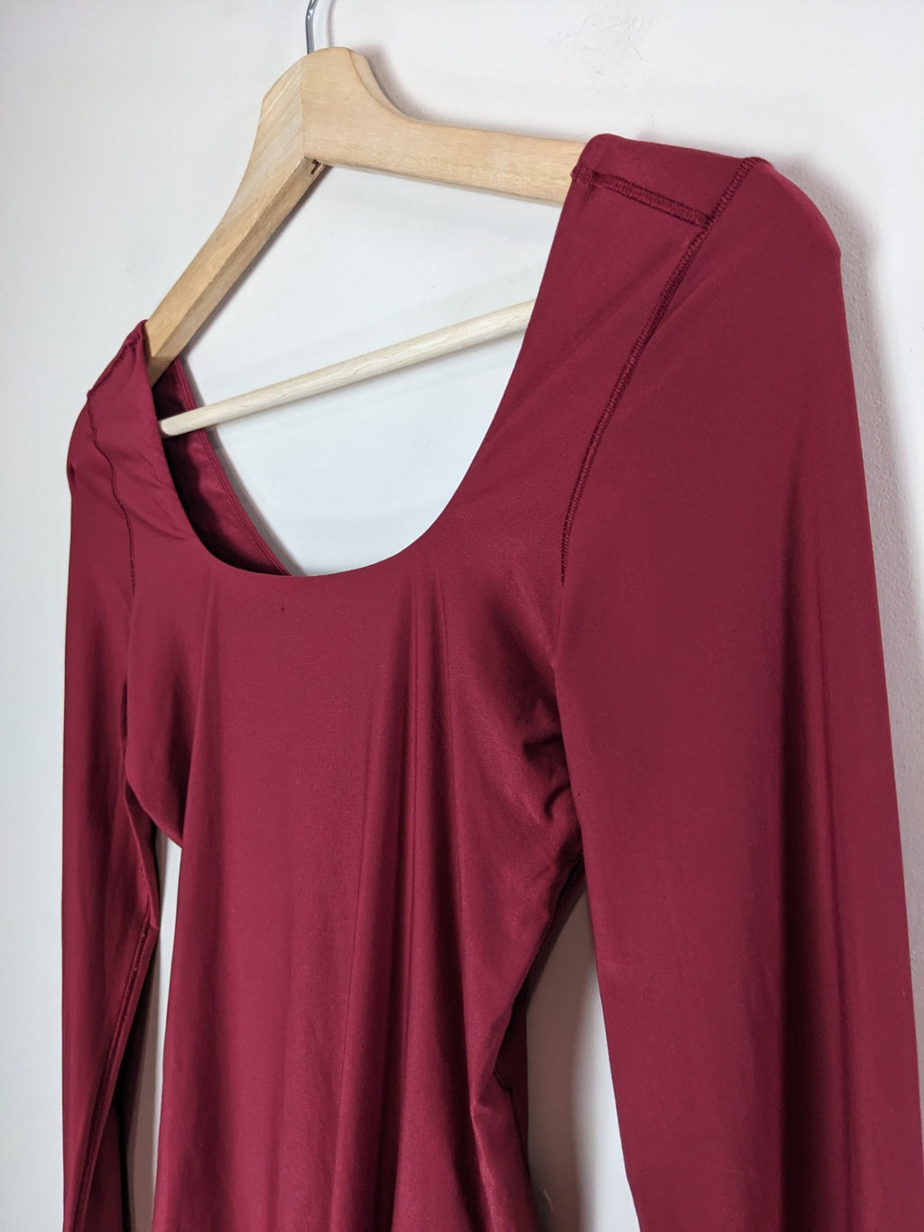 SMOOTHEZ by Aerie Burgundy Bodysuit - M
