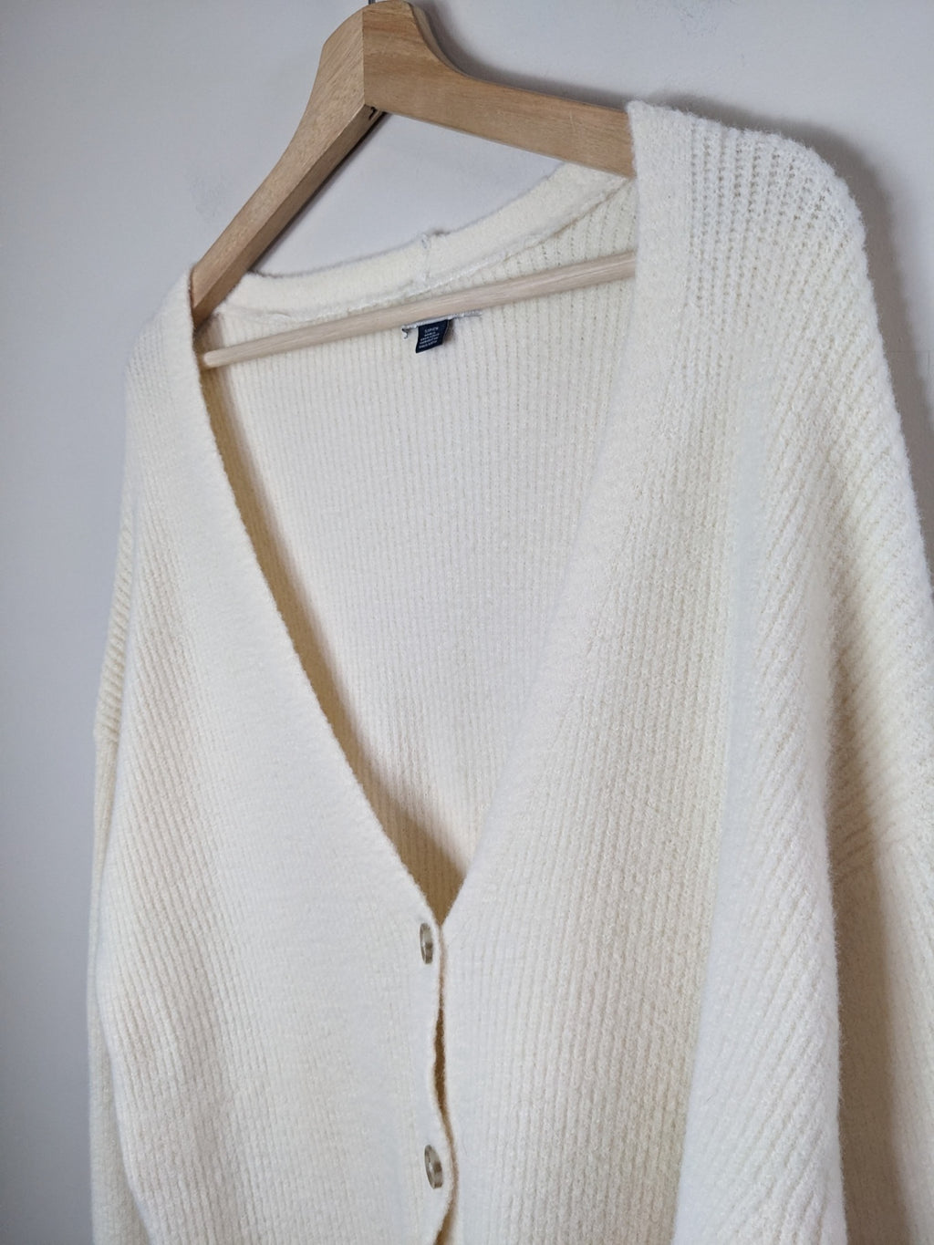 American Eagle Cream Cardigan - S