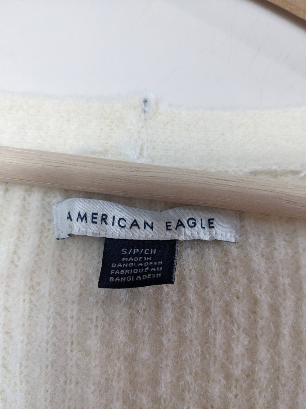American Eagle Cream Cardigan - S