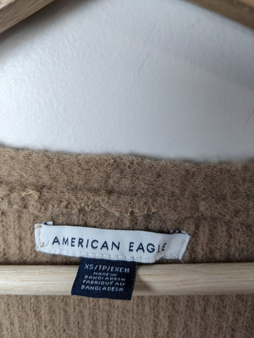 American Eagle Tan Cardigan - XS