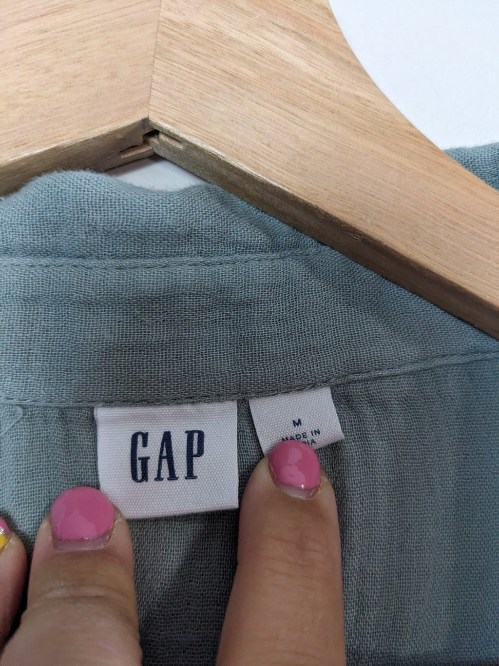 GAP Sage Blouse - M
