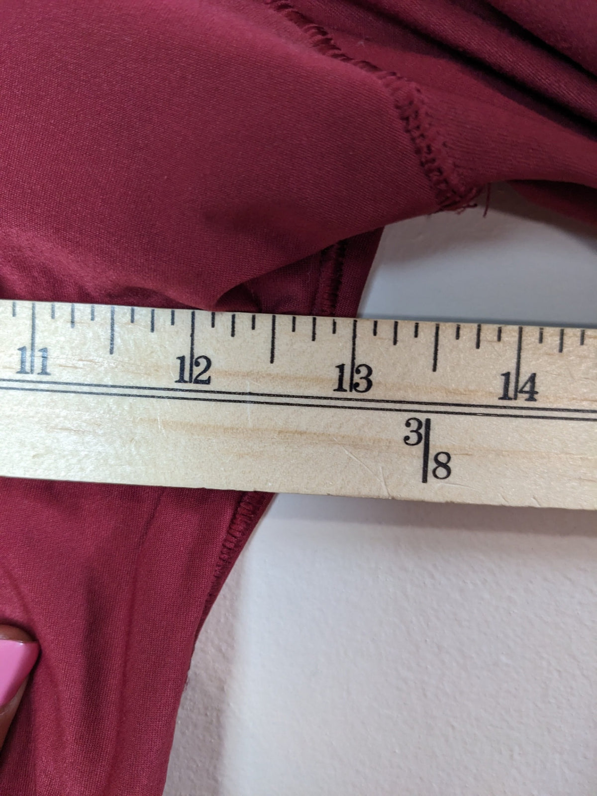 SMOOTHEZ by Aerie Burgundy Bodysuit - M