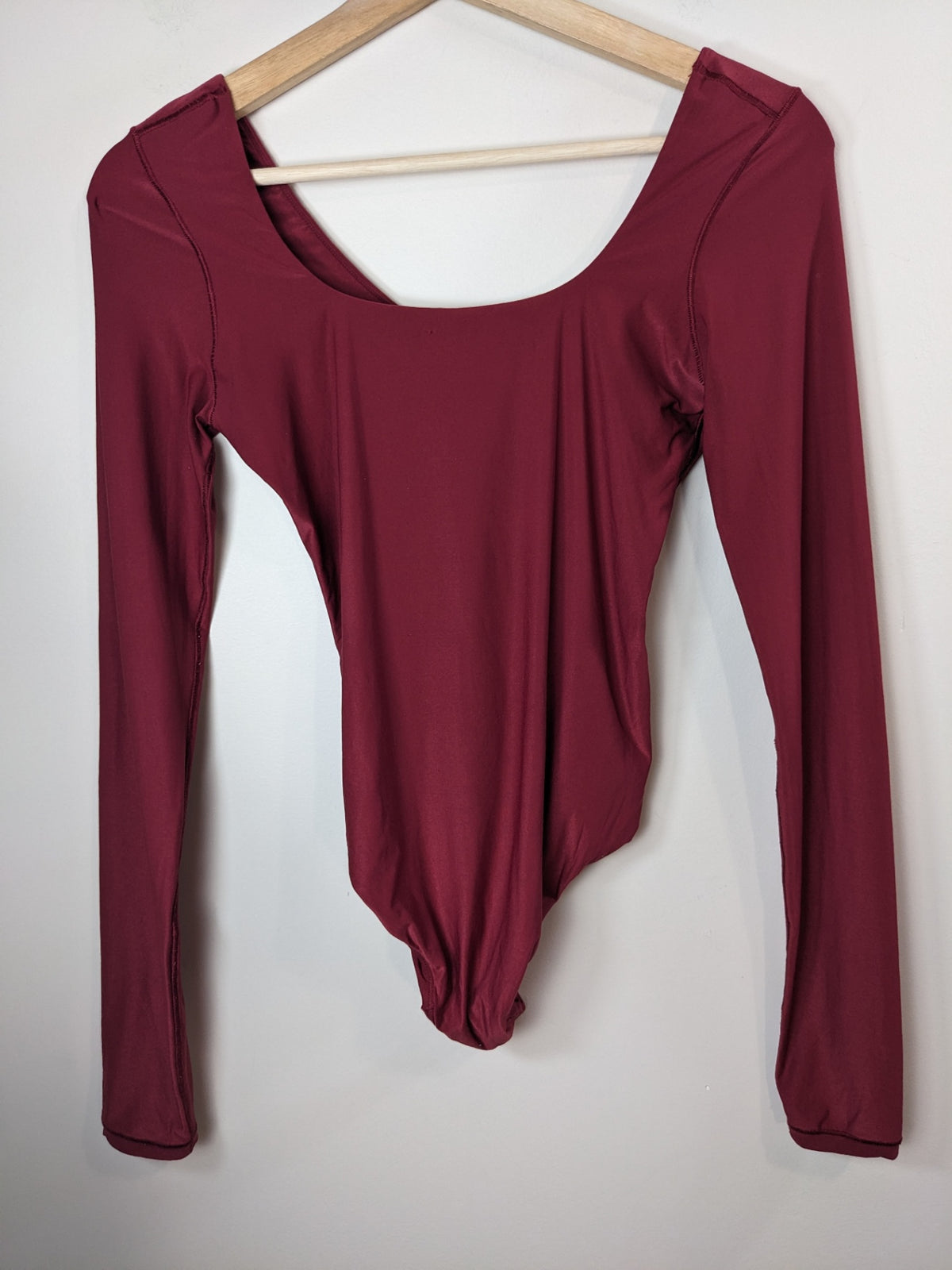 SMOOTHEZ by Aerie Burgundy Bodysuit - M