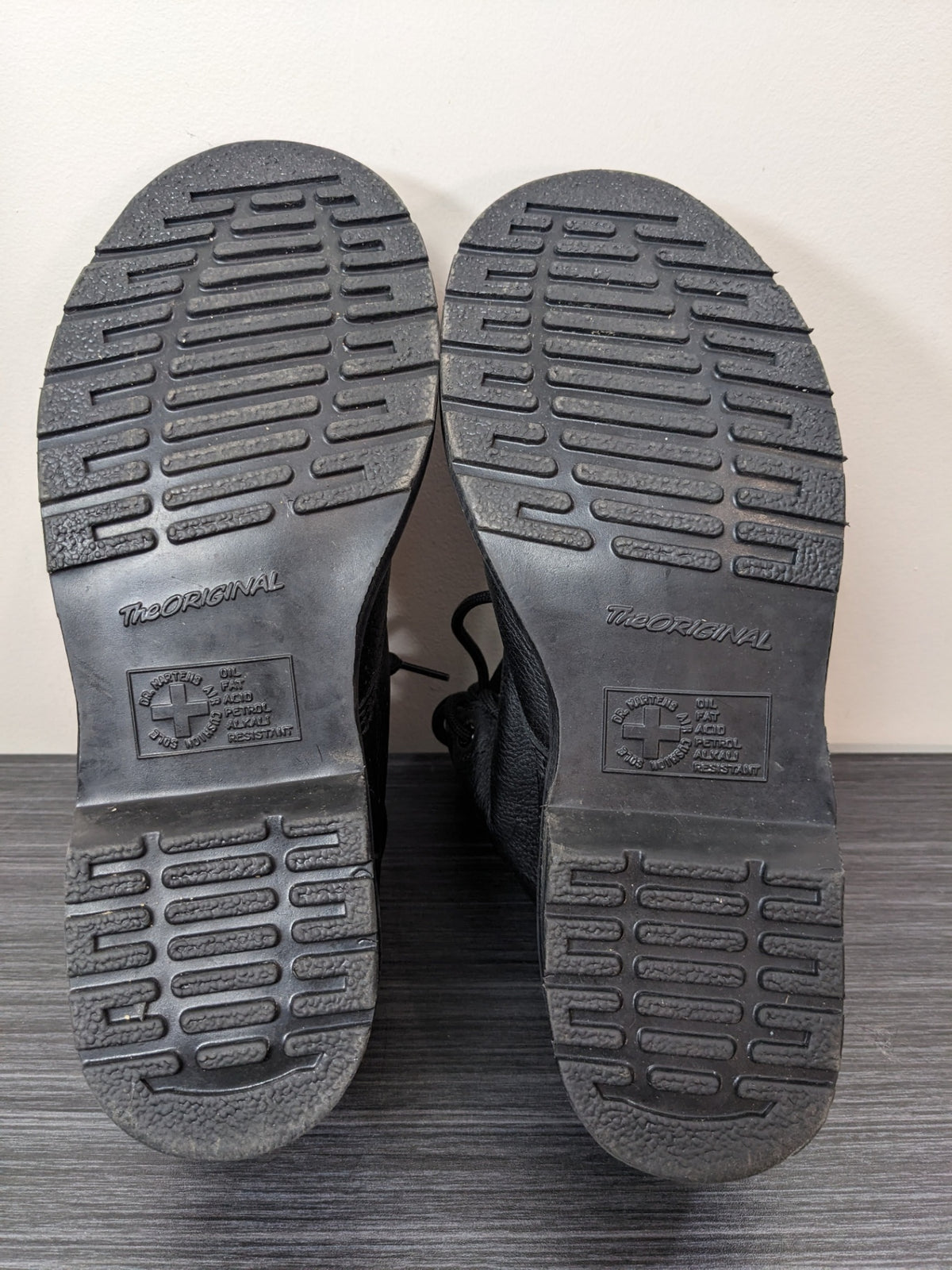 Dr. Martens Black Lace Up Boots - sz 8