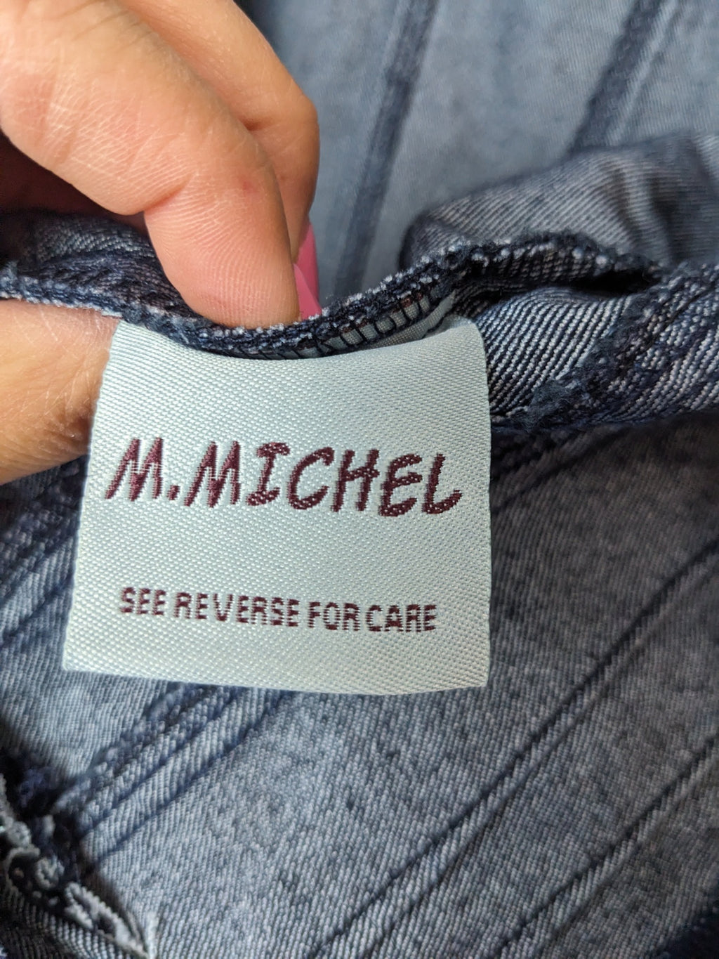 M. MICHEL Denim Jacket - S