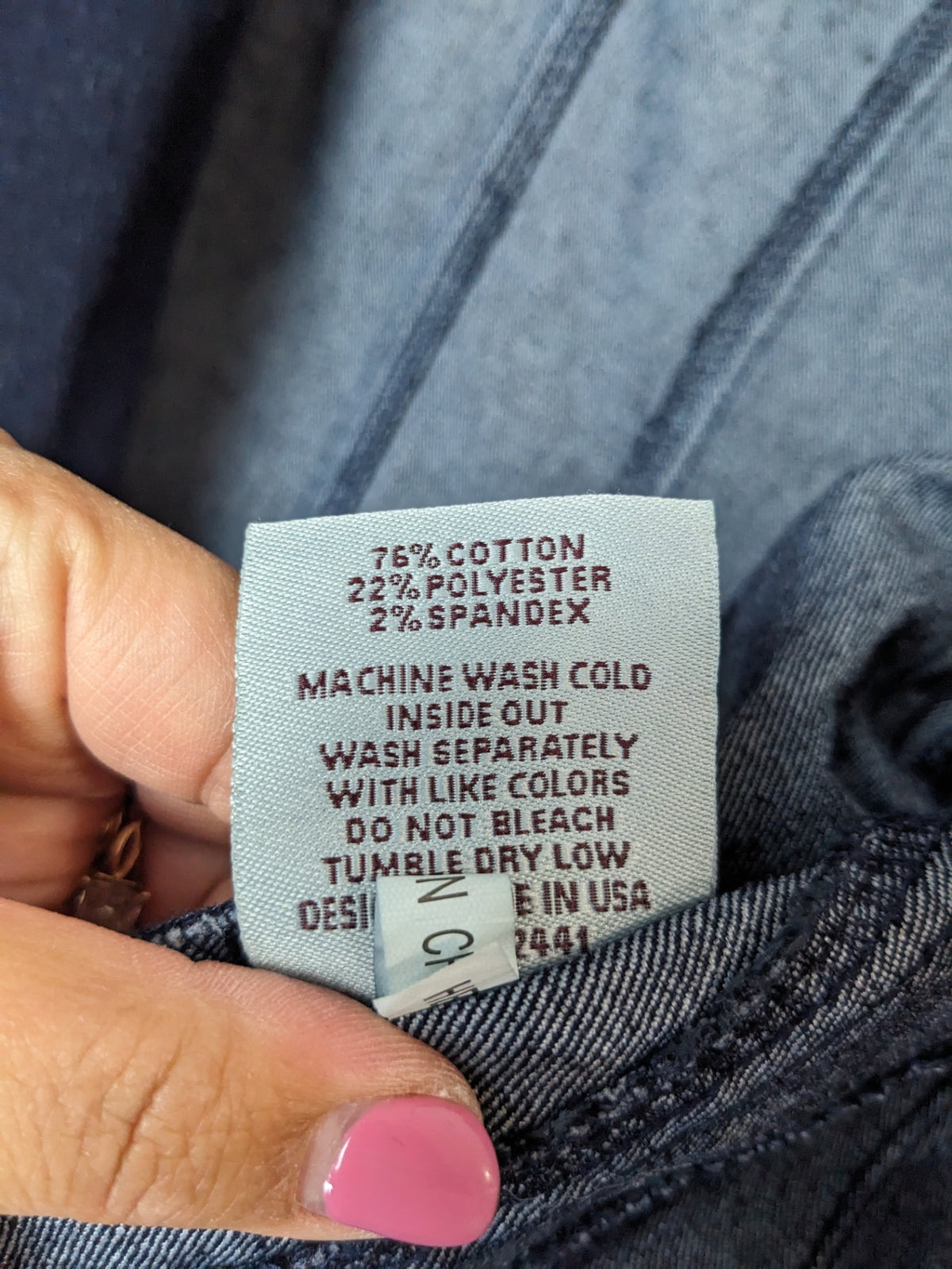 M. MICHEL Denim Jacket - S