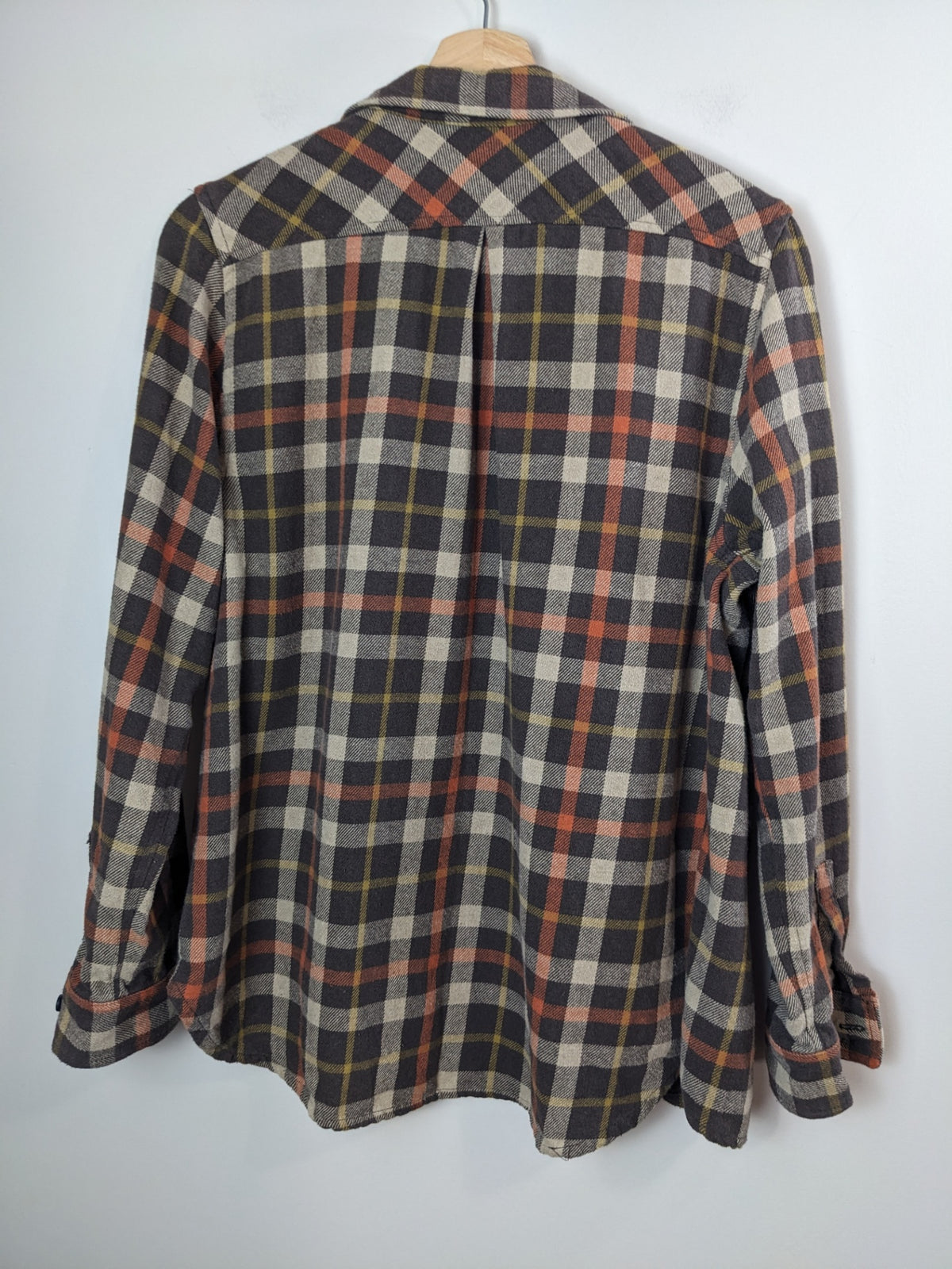 ANIÁN Brown Flannel Shirt - L