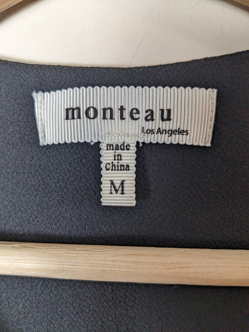 Monteau Black Dress - M